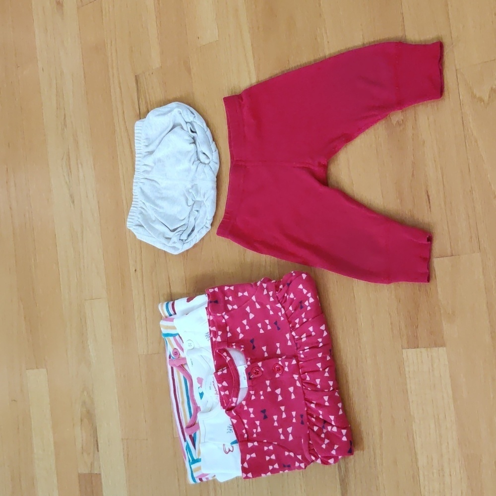 Hanna Andersson FIVE item Baby Girl Bundle